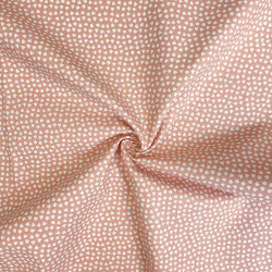 Algodón estampado LIPELO Rosa té / Blanco